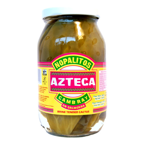 Azteca Cactus Leaves Whole Cambray 460g