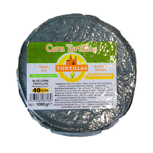 15cm Blue Corn Tortilla Mexicana 1kg