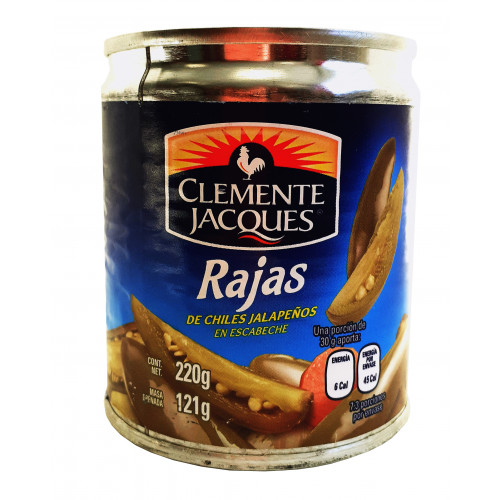 Clemente Jacques Jalapeno Chillies in Slices 220gr