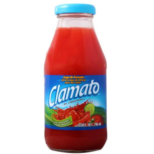 Clamato 296ml Glass