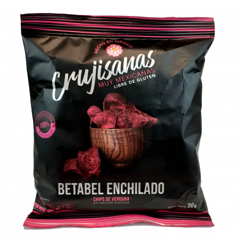 Crujisanas Beetroot With Chilli Vegetable Chips 30g