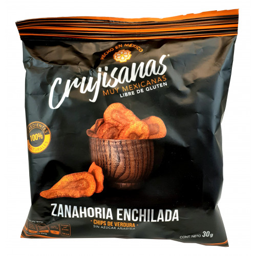 Crujisanas Carrot With Chilli Vegetable Chips 30g