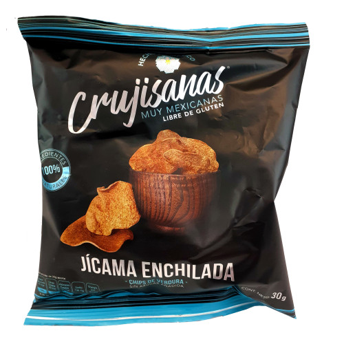 Crujisanas Jicama With Chilli Vegetable Chips 12 x 30g