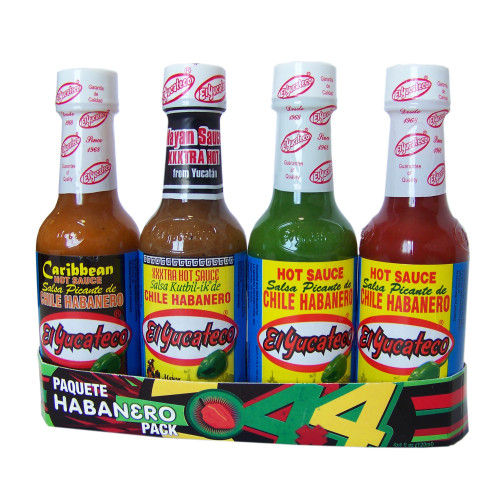 El Yucateco Habanero Salsa 4PACK 4 x 120ml