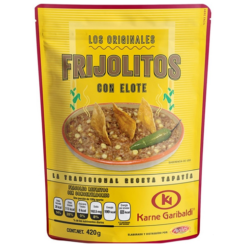 Garibaldi Pinto Beans with Elote 420g