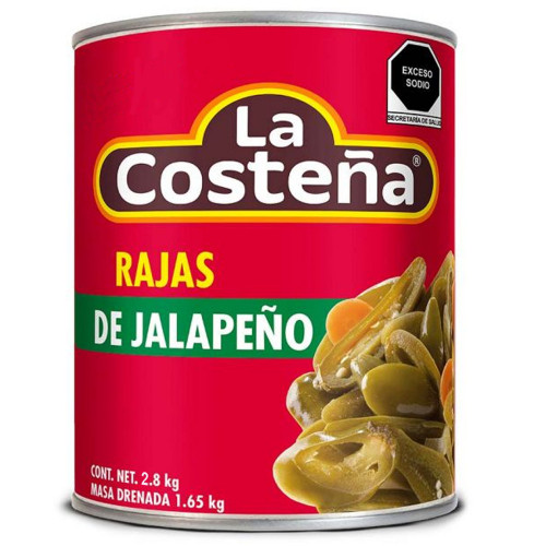 La Costena Sliced Pickled Jalapenos 2.8kg