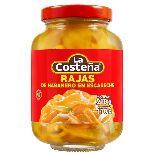 La Costena Habanero Rajas 210g