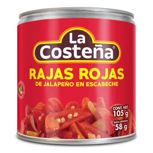 La Costena Jalapeno Red Slices 199g