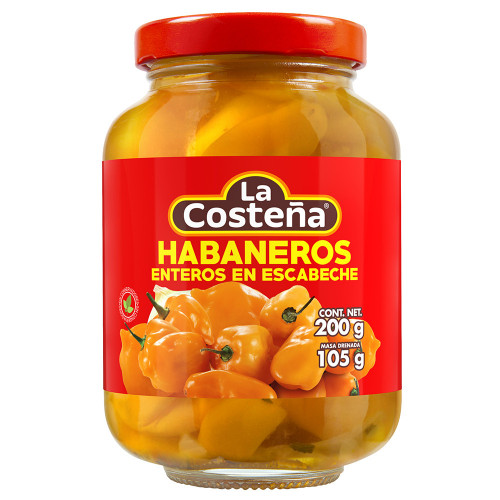 La Costena Habanero Whole 200g