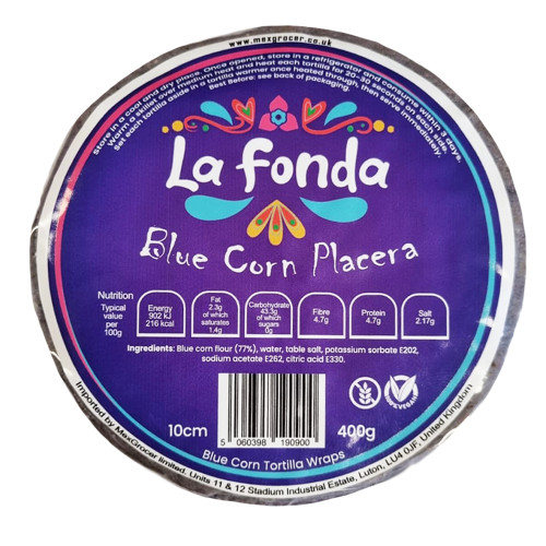 La Fonda Tortilla Blue Placera 400g