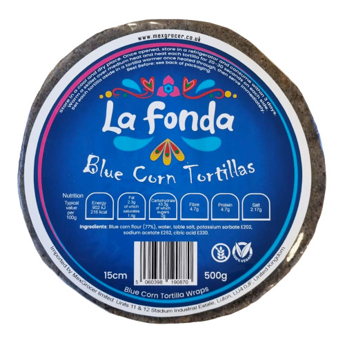La Fonda Tortilla Blue Tradicional 500g