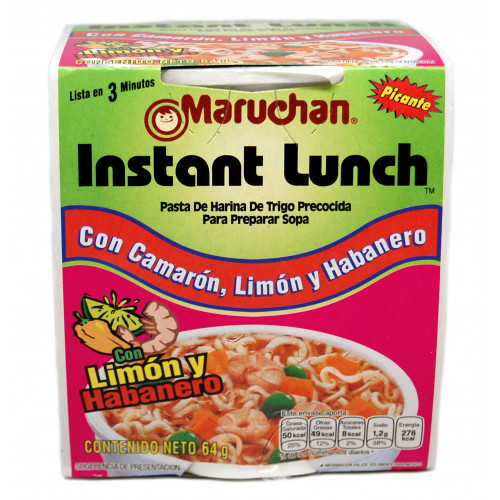 Maruchan Shrimp with Lime and Habanero Soup 64g
