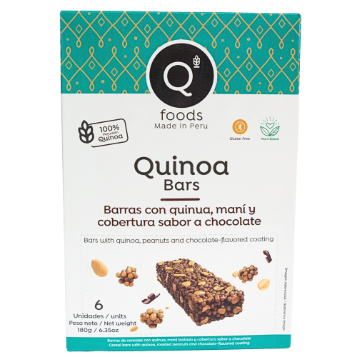 Quinoa Bar with Peanuts and Chocolate 6 x 30g