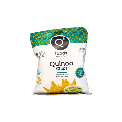 Quinoa Chips with Guacamole Flavour 100g