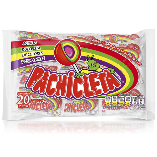 Pachicletas Lollipop 20 Pieces