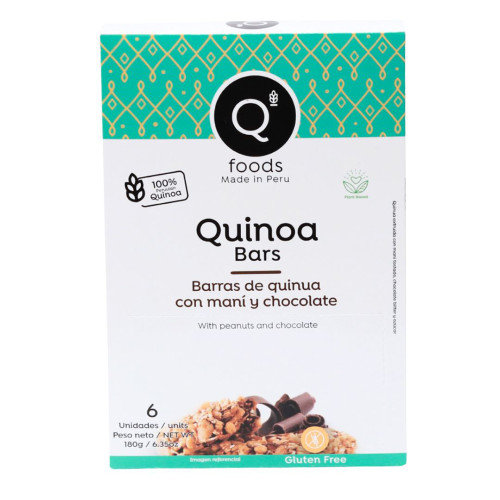 Quinoa Bar with Peanuts and Chocolate 6 x 30g
