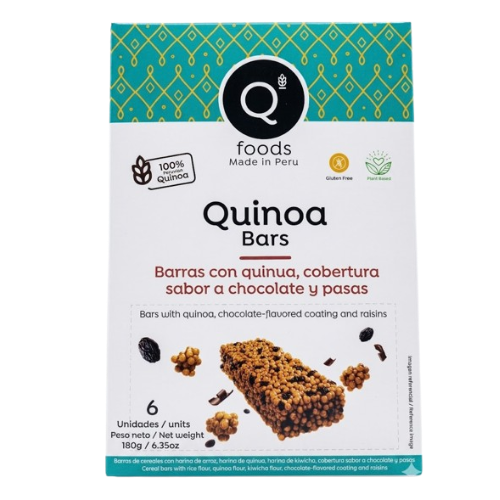 Quinoa Bar with Raisins and Chocolate 6 x 30g