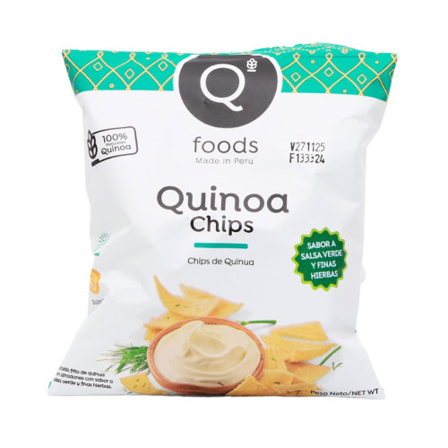 Quinoa Chips with Fine Herbs Flavour 100g