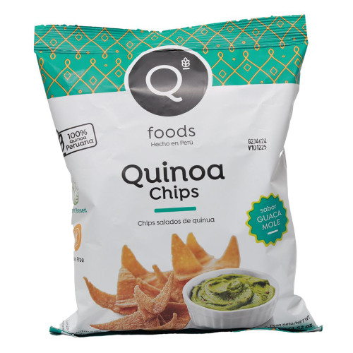 Quinoa Chips with Guacamole Flavour 100g