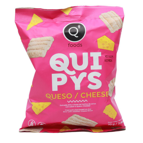 Quipys Cheddar Cheese Rice Chips 70g