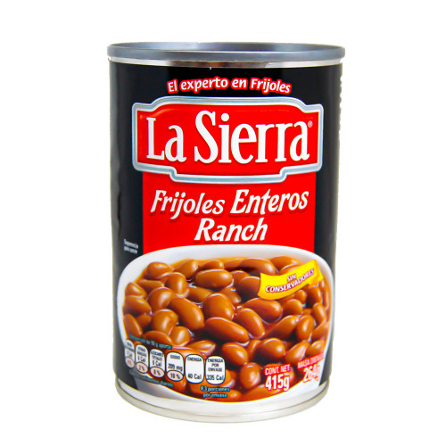 La Sierra Ranchero Whole Pinto Beans 12 x 415g