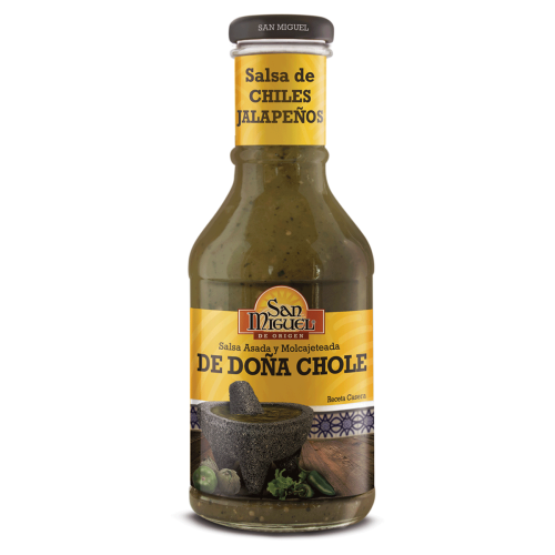 San Miguel Jalapeno Sauce De Dona Chole 450g