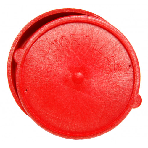 6" Red Plastic Tortilla Warmer