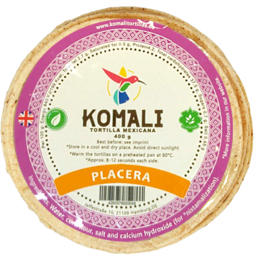 Komali Placera Tortilla 25 x 400g Case
