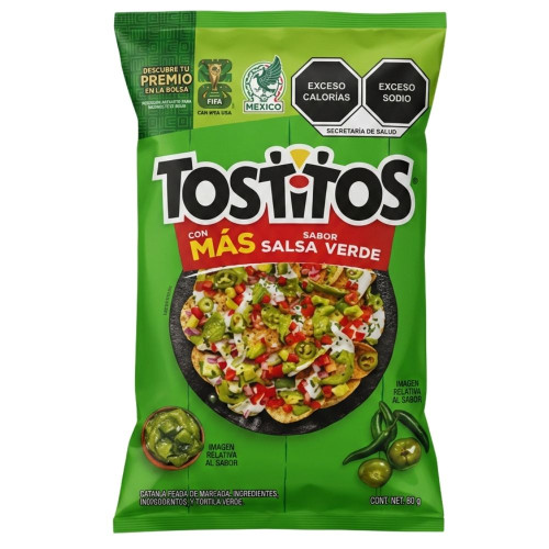 Sabritas Tostitos Salsa Verde 62g