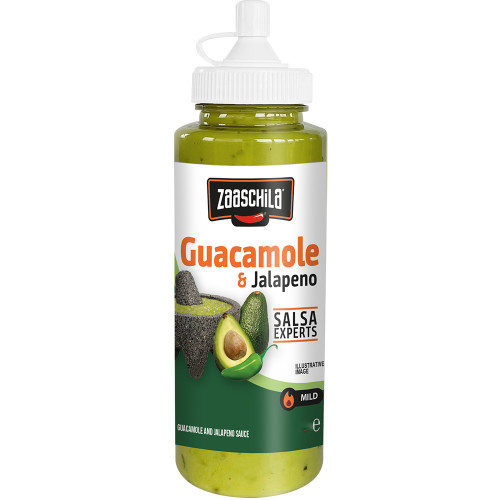 Zaaschila Creamy Guacamole and Jalapeno Sauce 425g